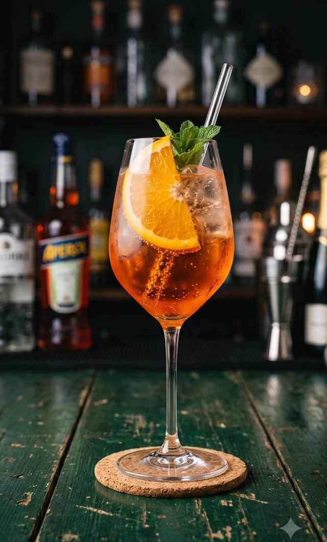 Cóctel Aperol Spritz de Nusa Dua